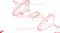 COPERTURA LATO per Honda C 90 1996