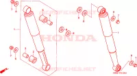 CUSCINO POSTERIORE per Honda C 90 1996