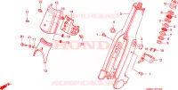 FORCELLA ANTERIORE per Honda C 90 1996