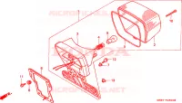 LUCE CODA per Honda C 90 1996