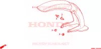 PARAFANGO ANTERIORE per Honda C 90 1996