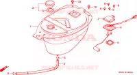 SERBATOIO COMBUSTIBILE per Honda C 90 1996