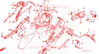 COPERTURA CORPO/SCATOLA BAGAGLI/ PORTATORE BAGAGLI per Honda VISION MET IN 50 1992