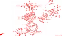 CILINDRO/TESTATA per Honda CRM 75 1989