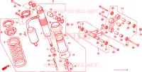 CUSCINO POSTERIORE per Honda CRM 75 1989