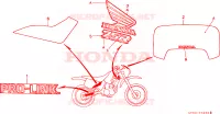 MARCHIO(CRM75PK/RL) per Honda CRM 75 1989