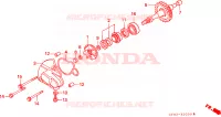 POMPA ACQUA per Honda CRM 75 1989