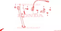 POSTEGGIO LATERALE per Honda CRM 75 1989