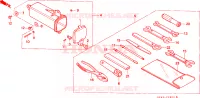UTENSILI per Honda CRM 75 1989