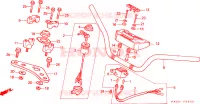 CONDOTTO MANIGLIA/PONTE SOPRA per Honda ATC 250 BIG RED 1987