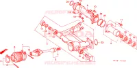 FORCA POSTERIORE/ALBERO ELICA(2) per Honda ATC 250 BIG RED 1987