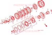 FRIZIONE per Honda ATC 250 BIG RED 1987