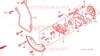 POMPA OLIO per Honda ATC 250 BIG RED 1987