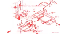 PORTATORE per Honda ATC 250 BIG RED 1987