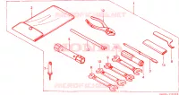 UTENSILI per Honda ATC 250 BIG RED 1987