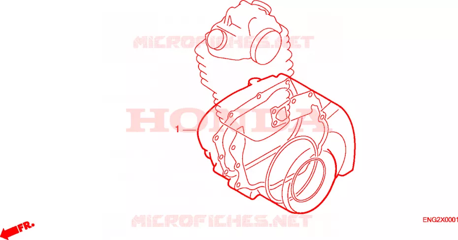 CORREDO B GUARNIZIONE Honda ATV 250 ATC 1987  ATC250ESH