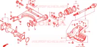 BRACCIO OSCILLANTE ANTERIORE per Honda FOURTRAX 350 FOREMAN 4X4 1987