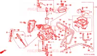 CARBURATORE per Honda FOURTRAX 350 FOREMAN 4X4 1987
