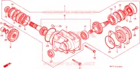 CASSA INGRANAGGIO per Honda FOURTRAX 350 FOREMAN 4X4 1987