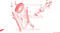 CATENA CAMMA/TENSIONE per Honda FOURTRAX 350 FOREMAN 4X4 1987