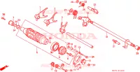 CILINDRO CAMBIO per Honda FOURTRAX 350 FOREMAN 4X4 1987