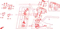 CONDOTTO MANIGLIA/COPERTURA MANIGLIA per Honda FOURTRAX 350 FOREMAN 4X4 1987