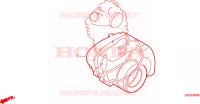 CORREDO B GUARNIZIONE per Honda FOURTRAX 350 FOREMAN 4X4 1987