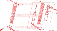 CUSCINO ANTERIORE per Honda FOURTRAX 350 FOREMAN 4X4 1987