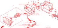 FANALE(2) per Honda FOURTRAX 350 FOREMAN 4X4 1987