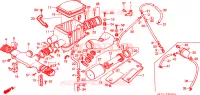 FILTRO ARIA per Honda FOURTRAX 350 FOREMAN 4X4 1987