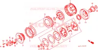FRIZIONE per Honda FOURTRAX 350 FOREMAN 4X4 1987