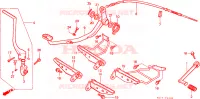 GRADINO/PEDALE per Honda FOURTRAX 350 FOREMAN 4X4 1987