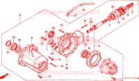 INGRANAGGIO FINALE ANT. per Honda FOURTRAX 350 FOREMAN 4X4 1987