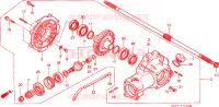 INGRANAGGIO FINALE POST. per Honda FOURTRAX 350 FOREMAN 4X4 1987
