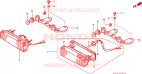 LUCE CODA per Honda FOURTRAX 350 FOREMAN 4X4 1987
