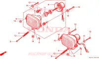 LUCE SERVO per Honda FOURTRAX 350 FOREMAN 4X4 1987