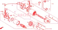 MOTORE AVVIAMENTO per Honda FOURTRAX 350 FOREMAN 4X4 1987