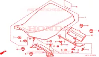 SEDILE per Honda FOURTRAX 350 FOREMAN 4X4 1987