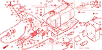 SERBATOIO COMBUSTIBILE per Honda FOURTRAX 350 FOREMAN 4X4 1987