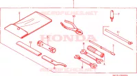 UTENSILI per Honda FOURTRAX 350 FOREMAN 4X4 1987