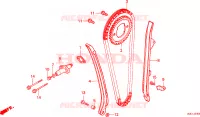 CATENA CAMMA/TENSIONE per Honda TRX 300 FOURTRAX 4X4 1991