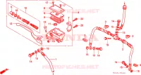 CILINDRO MAESTRO FRENO(TRX300FW) per Honda TRX 300 FOURTRAX 4X4 1991