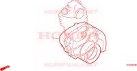 CORREDO B GUARNIZIONE per Honda TRX 300 FOURTRAX 4X4 1991