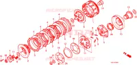 FRIZIONE per Honda TRX 300 FOURTRAX 4X4 1991