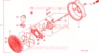 VENTILATORE RINFRESCATORE per Honda TRX 300 FOURTRAX 4X4 1991