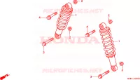 CUSCINO ANTERIORE per Honda TRX 300 FOURTRAX 1994