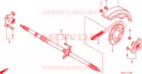 ASSALE RUOTA POSTERIORE per Honda SPORTRAX TRX 90 2002