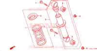 CUSCINO POSTERIORE per Honda SPORTRAX TRX 90 2002