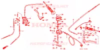 LEVA MANIGLIA/INTERRUTTORE/CAVO per Honda SPORTRAX TRX 90 2002