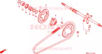 ASSALE RUOTA POSTERIORE/ CATENA AVVIAMENTO per Honda TRX 300 SPORTRAX EX 1994